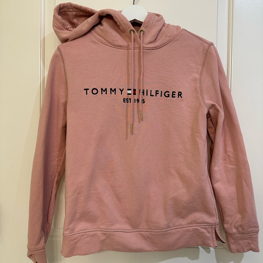 Tommy Hilfiger pink sweat set. Size XS